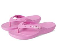 Crocs Men's And Women's Classic Flip Flops, Infradito Unisex-Adulto, Colore: Rosa Taffy, 33 EU