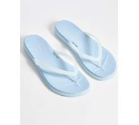Crocs Donna, Miami Jelly Round Toe Flip, Sky Blue Jelly, 4 UK Women