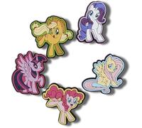 Crocs My Little Pony 5 Pack - Charm decorativi per scarpe Unisex, Multicolor,