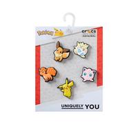 Crocs Pokemon Character 5 Pack, Charm Decorativi per Scarpe Unisex-Adulto, Multicolore, Taglia Unica