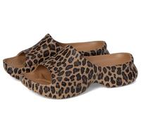 Crocs Sandali Bae Slide Platform Donna, Seppia/Leopardo, 38-39 EU