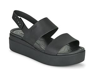 Crocs Sandali bassi CROCS BROOKLYN LOW WEDGE W in Nero 38 / 39