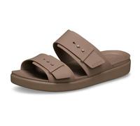 Crocs Sandali Brooklyn con zeppa bassa da donna, color latte, taglia 40, Latte, 42/43 EU