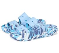 Crocs Sandali classici marmorizzati unisex per adulti, Calcite blu/multicolore, 4 Women/2 Men