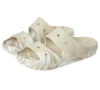 Crocs Sandali classici marmorizzati unisex per adulti, Osso/Multi, 4 Women/2 Men