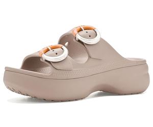 Crocs - Sandali con fibbia e piattaforma "Saturday", 8