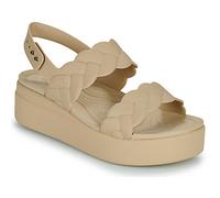 Crocs Sandali con zeppa Brooklyn Woven Upper LW in Beige 41 / 42