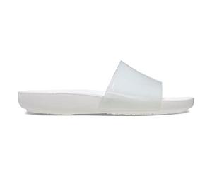 Crocs Sandali da Donna Splash Slides, Bianco, 41 EU