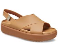 Sandali con cinturino incrociato donna Crocs Brooklyn Luxe Marron 39/40