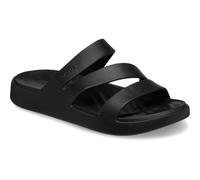 Crocs Getaway Strappy, Sandali Donna, Nero, 39/40 EU