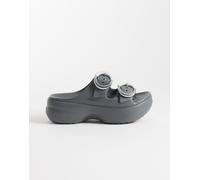 Crocs - Sandali neri con plateau e fibbia-Nero 42-43