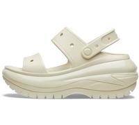 Crocs, Sandali unisex classici Mega Crush con zeppa, Osso, 9 Women/7 Men