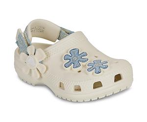 Crocs Scarpe bambini Clsc Dnm Flwr Adj BackstrapCgT in Bianco 20 / 21
