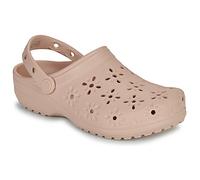 Crocs Scarpe Classic Floral Cut Out Clog in Beige 39 / 40