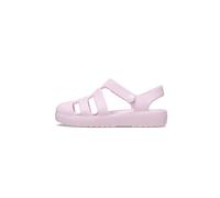 Crocs Classic Fisherman T, Sandali Unisex - Bambini e Ragazzi, Pink Milk, 25/26 EU