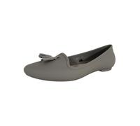 Crocs Scarpe Piatte Decorate Da Donna, Grigio, US 6