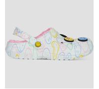 Crocs Scarpe Smiley Classic Lined Clog in Bianco 48 / 49