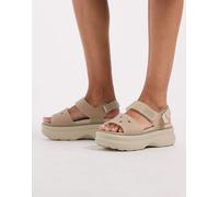 Crocs - Soho Frosted - Sandali beige con plateau-Bianco 41-42