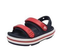 Crocs Crocband Cruiser Sandal T, Sandali Unisex - Bambini e Ragazzi, Navy Varsity Red, 24/25 EU