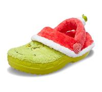 Crocs The Grinch Classic Lined Clog K, Zoccoli Unisex - Bambini e Ragazzi, Multicolore, 33/34 EU