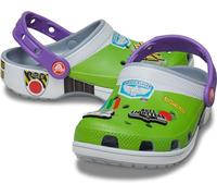Crocs Toy Story - Zoccoli classici per bambini, design con punta rotonda, cinturino con tacco girevole, in materiale termoplastico, colore: blu/grigio, taglia 5, taglia M