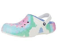 Crocs Unisex Adult Baya Lined Printed Clog, Pink Lemonade Multi, 8/9 UK Men/ 9/10 UK Women
