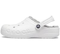 Crocs Baya Lined Clog, Zoccoli Unisex - Adulto, White Light Grey, 42/43 EU