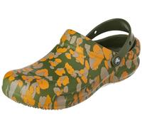 Crocs Unisex Adulto Bistro Work Graphic Clog Sabot, Army Green/Multi, 42/43 EU