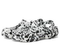 Crocs,Unisex Adulto,Classic Confetti Clog,Nero/Bianco,46-47