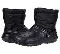Crocs Classic Lined Neo Puff Boot, Stivali Invernali, Nero, 36/37 EU