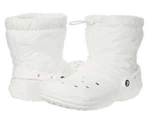 Crocs Unisex Adulto Classic Lined Neo Puff Boot Stivale, White/White, 36/37 EU
