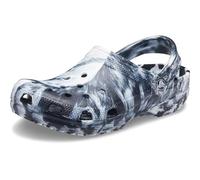 Crocs Unisex Adulto Classic Marbled Clog Sabot, White/Black, 45/46 EU