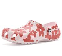 Crocs,Unisex Adulto,Classic Pop Petals Clog,Bubble Ice/Multi,36-37