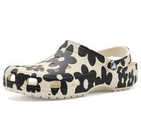 Crocs,Unisex Adulto,Classic Pop Petals Clog,Summit Bianco/Multicolore,39-40