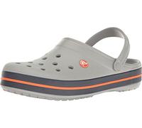 Crocs Crocband, Zoccoli Unisex - Adulto, Light Grey/Navy, 37/38 EU