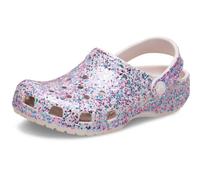 Crocs,Unisex Bambini,Classic Dazzle Glitter Clog K,Crema al Cacao,38-39