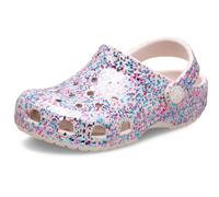 Crocs,Unisex Bambini,Classic Dazzle Glitter Clog T,Crema al Cacao,22-23