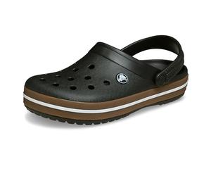 Crocs,Unisex Bambini,Crocband Gum Clog K,Nero,32-33