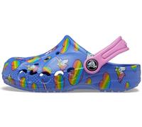 Crocs Unisex Bambino Baya Graphic Clog T Sabot, Lapis/Multi, 19/20 EU