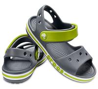 Crocs Bayaband Sandal K, Infradito per Il Tempo Libero e Abbigliamento Sportivo Unisex per Bambini, Grigio (Carbone), 22/23 EU