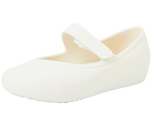 Crocs Unisex Bambino Brooklyn Flat K Scarpa bassa, Stucco, 29/30 EU