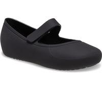 Crocs Unisex Bambino Brooklyn Mary Jane Flat T Scarpa bassa, Black, 20/21 EU