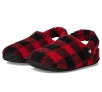 Crocs Unisex Bambino Classic Buff Check Cozzzy Slipper K Scarpa senza lacci, Varsity Red/Black, 30/31 EU