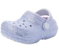Crocs Unisex Bambino Classic Lined Glitter Clog K Sabot, Frosted Glitter, 19/20 EU