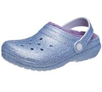 Crocs Unisex Bambino Classic Lined Glitter Clog K Sabot, Frosted Glitter, 25/26 EU