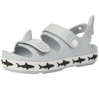 Crocs Crocband Cruiser Shark SandalK, Sandali Unisex - Bambini e ragazzi, Light Grey, 34/35 EU