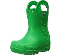Crocs Unisex Bambino Handle It Rain Boot Kids Stivale, Grass Green, 32/33 EU