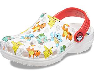 Crocs Unisex Bambino Pokemon Classic Clog K Sabot, White/Multi, 34/35 EU