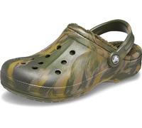Crocs Unisex Bambino Ralen Lined Marbled Clog K Sabot, Army Green/Multi, 22/24 EU