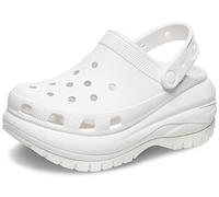 Crocs Unisex Classic Mega Crush Clogs | Scarpe con Plateau, Bianco, 7 UK
